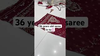 36 years old saree resue #fashionreels #trending #fashion #youtubeshorts #dressdesign