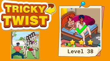 Tricky twist puzzle level 38 solution walkthrough 