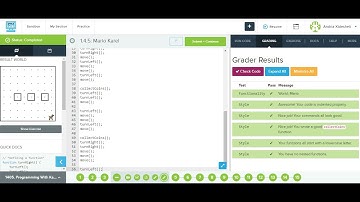 1.4.5: Mario Karel Answer codeHS