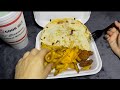 ASMR Rolling + Cook Out Mukbang, Gum chewing, Whispering, Eating Sounds!