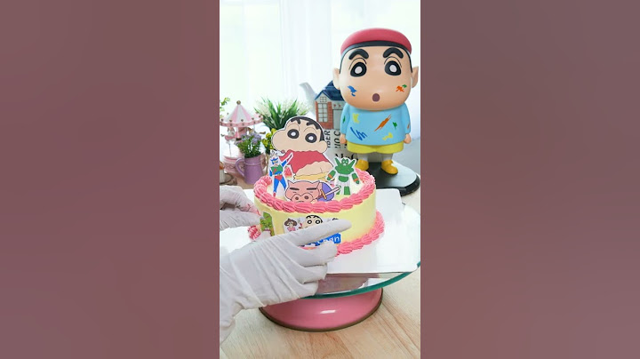 เค้กชินจัง โนะฮาร่า ชินโนะสุเกะ shinchan cake #shorts #cake #shinchan