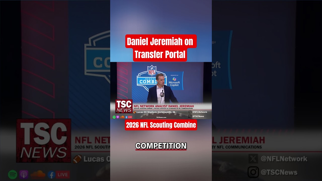 WATCH: NFL Analyst Daniel Jeremiah on Transfer Portal, Draft