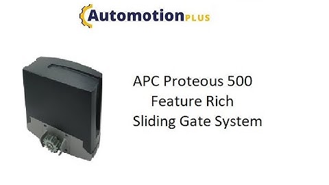 APC Proteous 500 Feature Rich Sliding Gate System