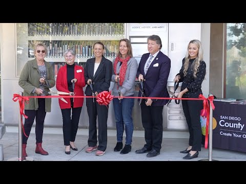 New 24/7 Library Kiosk Opens in Encinitas