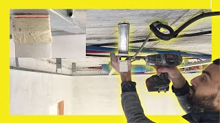 🔥 HOW TO Install METAL FRAMING for Drywall Ceilings 🤜 Pladur