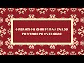 Operation Christmas Cards for Troops Overseas!