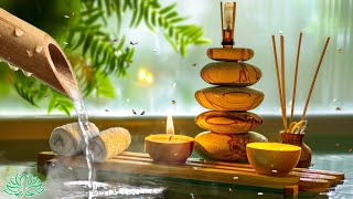 Relaxing Zen Music with Nature View, Deep Sleeping Music - Meditation Music, Water Sounds, Bamboo.