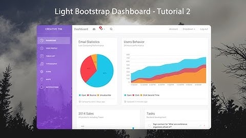 How to create a Responsive Admin Template using Light Bootstrap Dashboard - 2/3