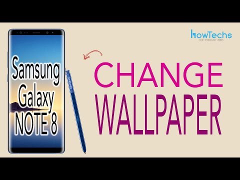 Samsung Galaxy Note 8 - How to change the Wallpaper