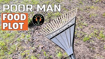 Poor Man Food Plot Pennsylvania Suburbs DIY Deer Hunting How To Plant Habitat Podcast Hand Tools