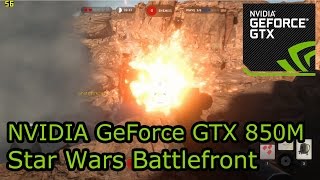 NVIDIA GeForce GTX 850M Gaming - Star Wars Battlefront