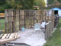 How to make a wood shed out of pallets 
