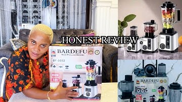 MY HONEST REVIEW ON BARDEFU 6in1 MUITI_PURPOSE BLENDER || TRYING IT OUT FOR THE 1st TIME.