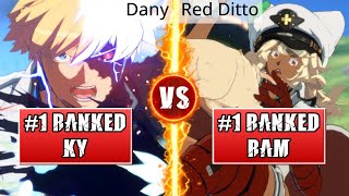 GGST High Level Gameplay | #1 RANKED KY (Dany) vs #1 RANKED RAMLETHAL (Red Ditto)