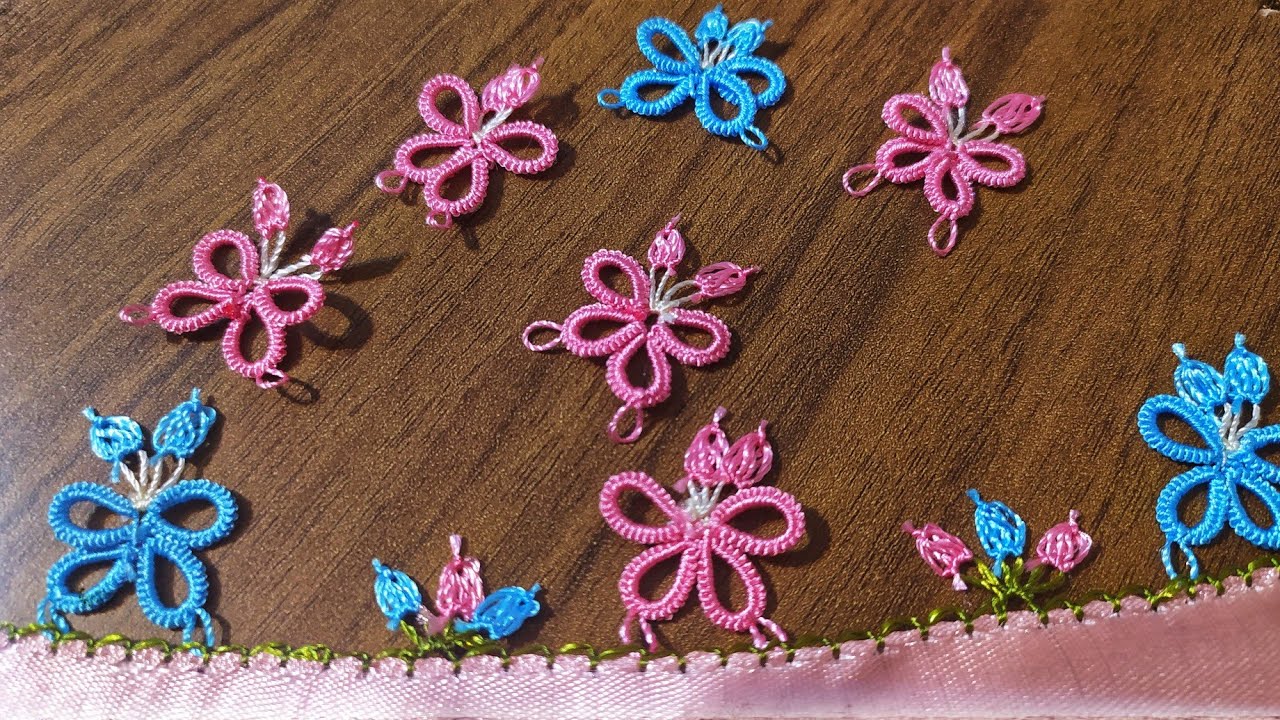 Mekik Oyasında Kelebek Yapımı ✅ Tatting Shuttle  Butterfly Making