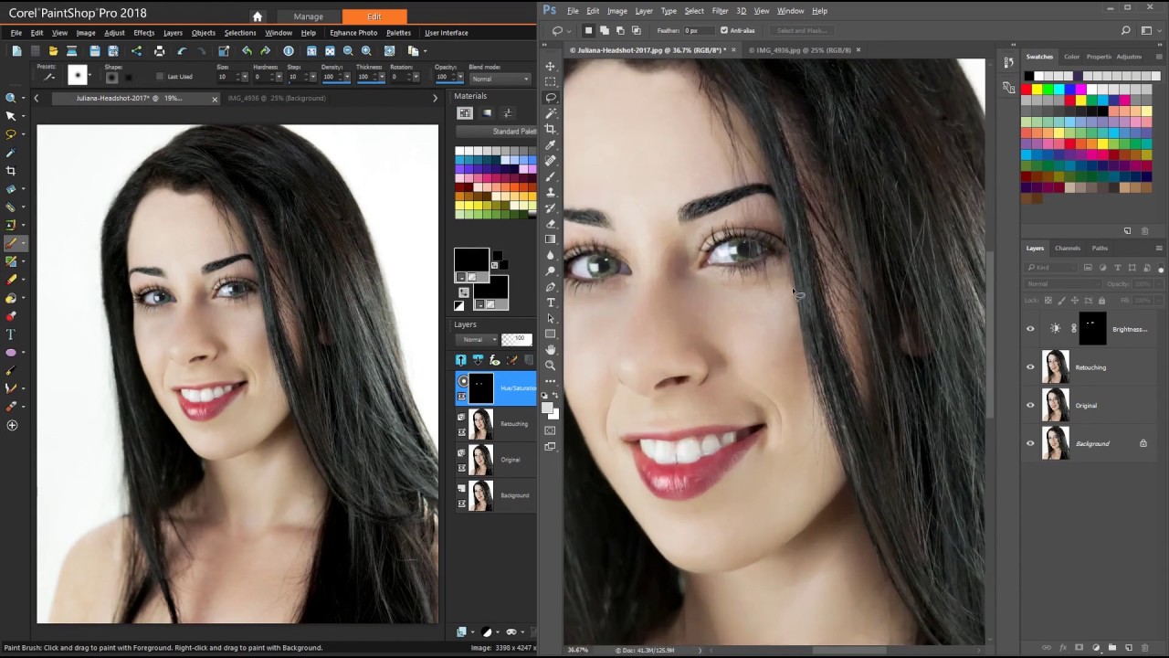 corel vs adobe video photo editing