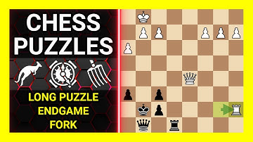 Chess Puzzles to Practice. Themes: Long puzzle, Endgame, Fork. Learn Chess