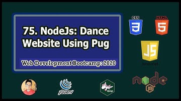 Backend Tutorial: Dance Website Using Pure Pug + NodeJs | Web Development Tutorials #75