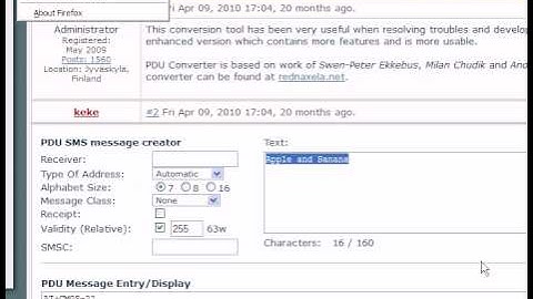 Text to PDU Converter
