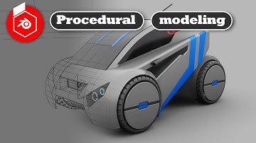 create high quality meshes with procedural modeling in blender