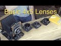 Basic 4x5 lenses large format