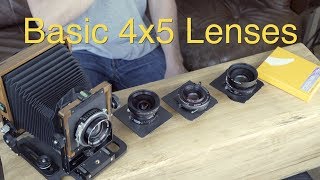 Basic 4x5 Lenses: Large Format