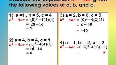 LESSON 3 CHARACTERIZING AND DESCRIBING THE ROOTS OF QUADRATIC EQUATION