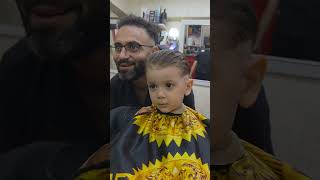 Yiğit Aras 3 Yaş Traşı Oldu Babası Ile Birlikte Saçlarını Boyattı