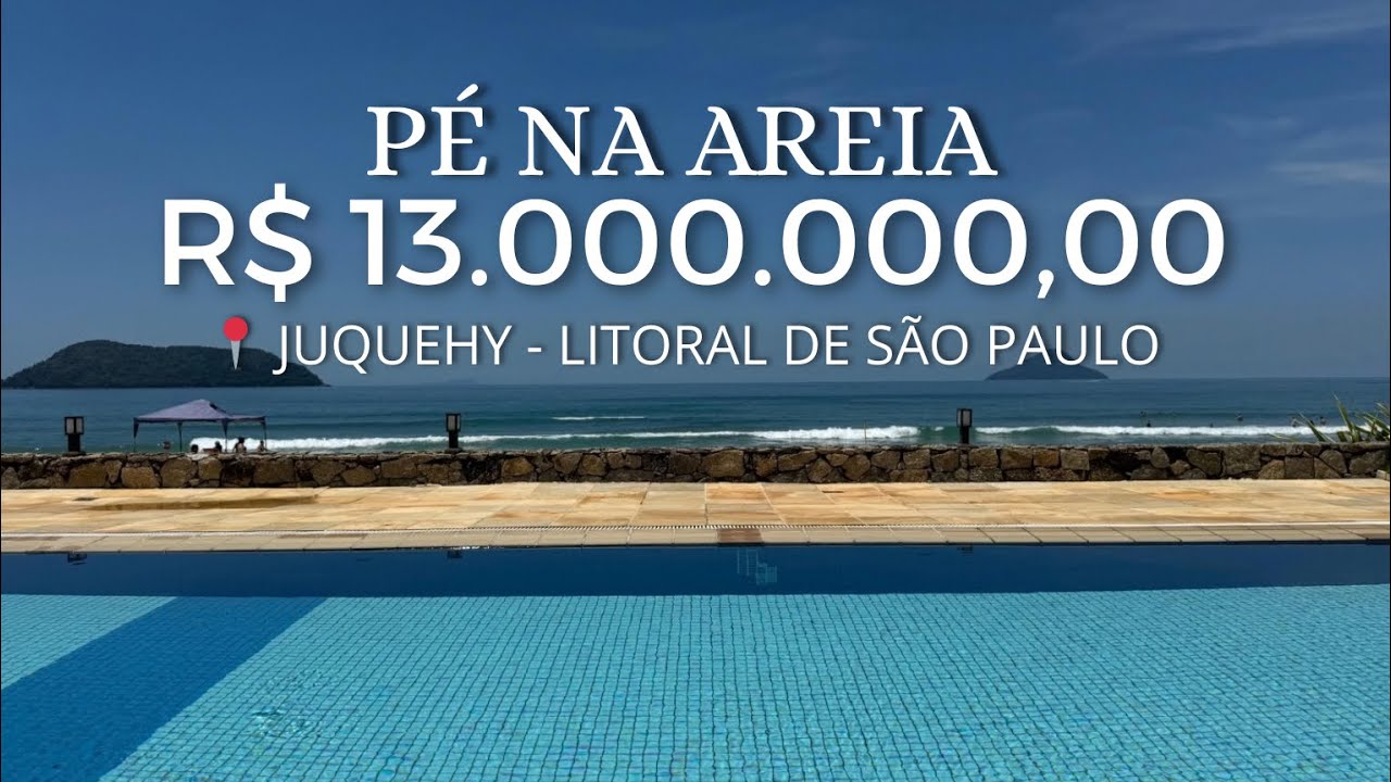 Uma Casa Onde o Mar é o Quintal - Luxo Pé na Areia em Juquehy 