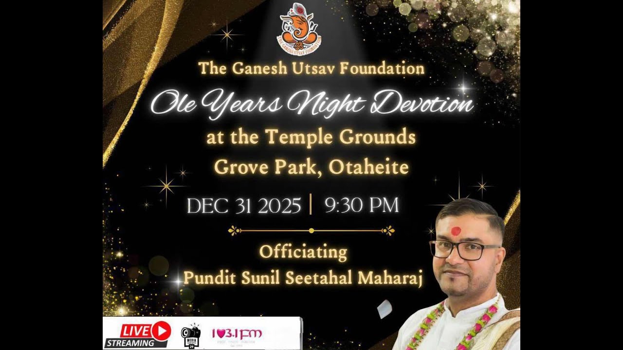 Ole Years Night Devotion 2025/2026 The Ganesh Utsav Foundation!!!
