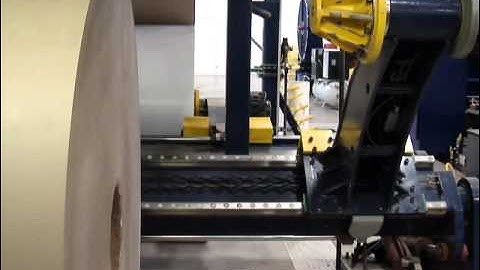 Harmax Pull dolly track with lift and square station.