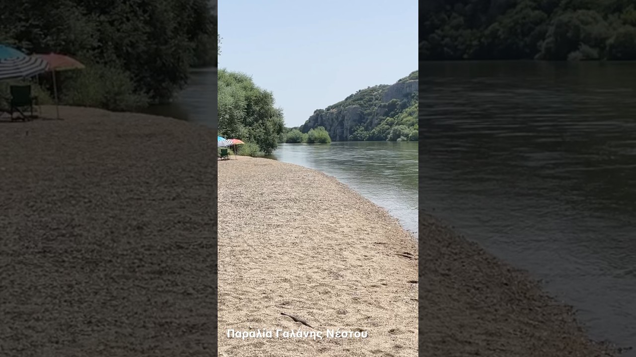Παραλία Γαλάνης Νέστου, Galani beach Nestos river by Flying Surfer 