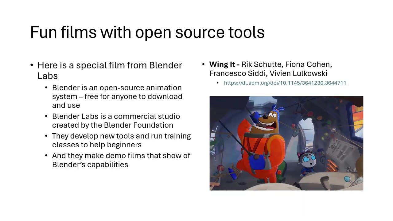 Computer Graphics Film Show from the ACM SIGGRAPH Conference