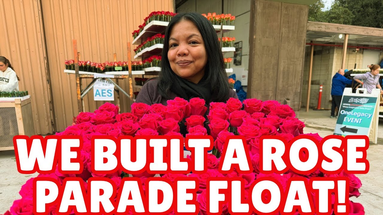 Мы добровольно украсили платформу UPS FLOAT ll для парада роз в Пасадене в 2026 году.