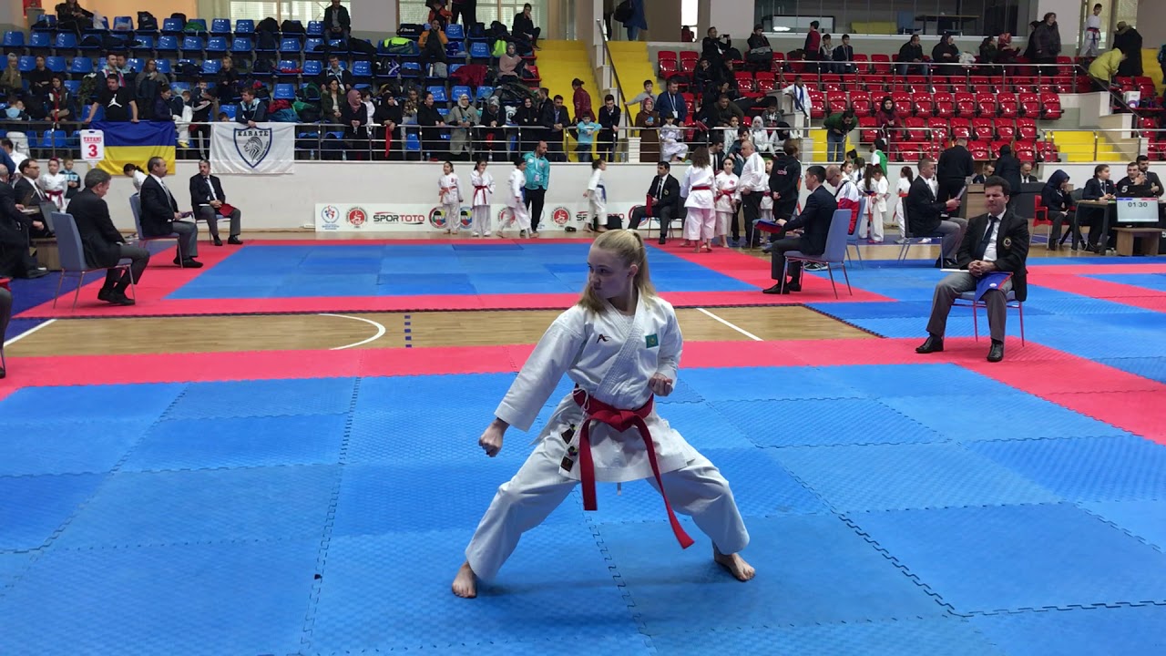 BOSPHORUS CUP - 2018 (TURKEY).. FEMALE KATA U-11. KLYUCHNIK SOPHIA (KAZ) - DAGDEVIREN NAZ (TUR)