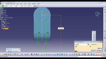 CATIA V5|Design-2 for beginners|Part modeling(PAD,POCKET,HOLE)