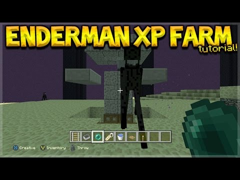 Minecraft Console Edition - Simple Enderman XP Farm 