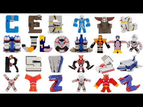 <strong>ABC</strong> Ultraman Alphabet Transformation <strong>Robot</strong> <strong>ABC</strong> 울트라맨 알파벳 변신 로봇