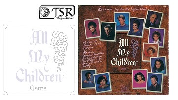 Game Geeks #4116 All My Children a classic TSR Game