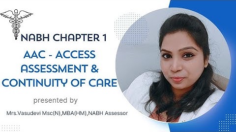 NABH Chapter -1 AAC