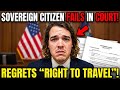 SovCit Tries 'Right to Travel' Defense, Immediately Regrets It