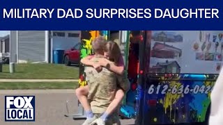 Elk River military dad gives daughter teary-eyed ice cream surprise