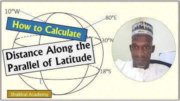 Distance Along the Parallel of Latitude | Distance on the Earth Surface  | Shabbal Academy