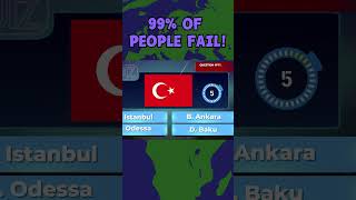 99% Will Fail This Capital Quiz! ❌ #shorts #quiz #geography