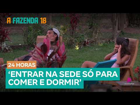 Alcateia reclama de clima na Sede após divisão dos grupos: ‘Estranho’ | A Fazenda 18