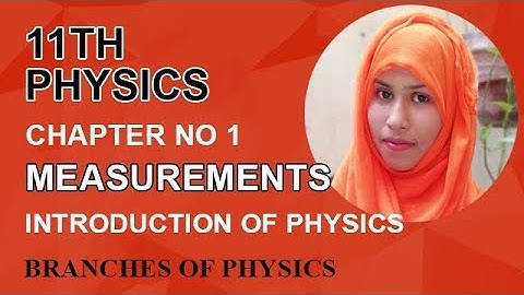 FSC Physics book 1, ch 1, Introduction & Branches of Physics -Inter Part 1 Physics