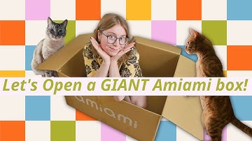 My cats now live in this GIANT Amiami box! // Chill anime figure unboxing