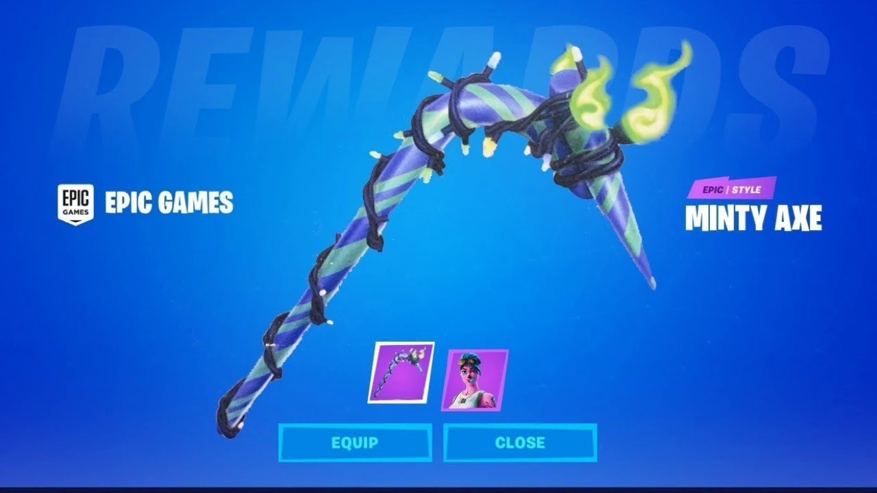 COMMENT OBTENIR DES CODES POUR LA PIOCHE MINTY (PIOCHE LA PLUS RARE) SUR  FORTNITE ! 