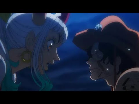 Yamato hear about Luffy's dream from Ace - One Piece 1015 - BiliBili