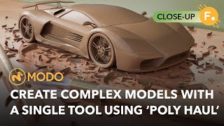 Modo 16.1 | PolyHaul: Create Complex Models with a Single Tool